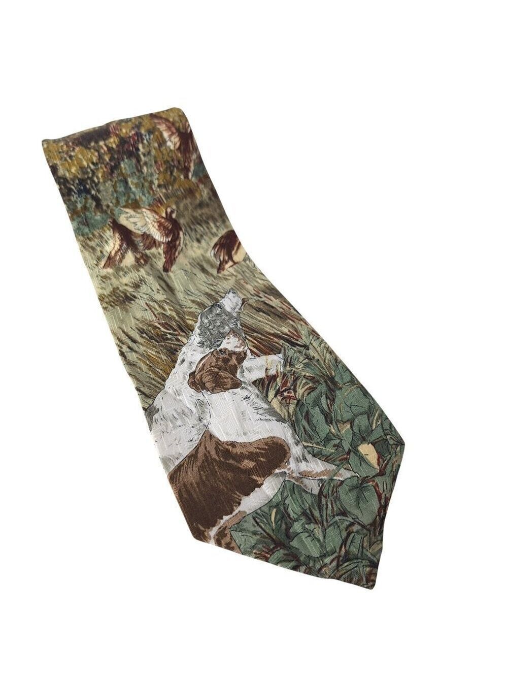 Pheasant Bird Hunting Dogs Hunter Novelty Tie